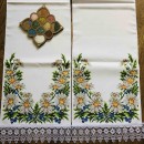 Рушник весільний з ромашками